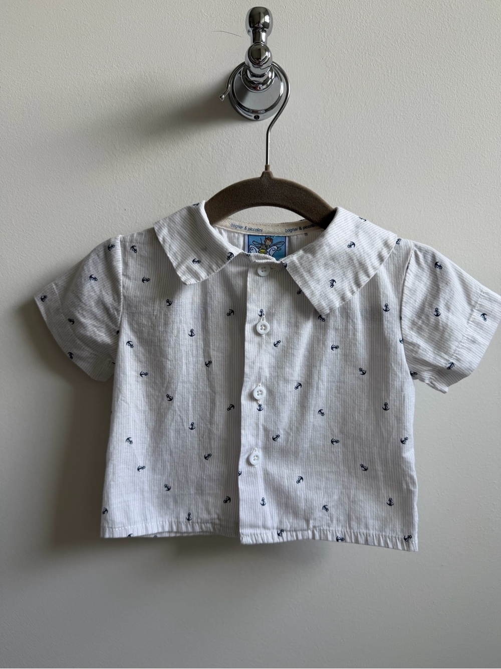Bognar & Piccolini Linen Anchor SS Shirt